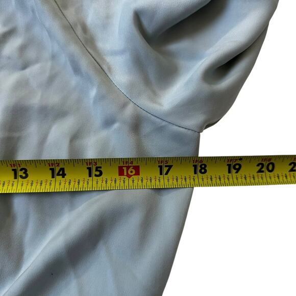 Alexia Admor Blue Tiered Mini Blouson Dress Women's Size 8 | 71-3-3 - Picture 5 of 6